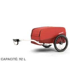 Remorque Vélo Utilitaire Cargo Kalle Croozer 92 Litres 15 Remorque Vélo Utilitaire Cargo Kalle Croozer 92 Litres -Vélo Équipement Magasin Remorque velo cargo Croozer kalle rouge