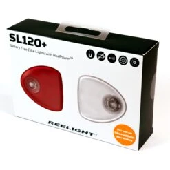 REELIGHT SL120+ Feux De Signalisation Sans Piles Avec Autonomie -Vélo Équipement Magasin SL120 plus packaging