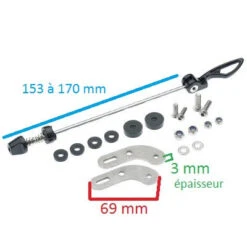 Adaptateur De Fixation Porte-bagage Sur Cadre Sans Oeillet Tubus -Vélo Équipement Magasin adaptateur de fixation porte bagage sur cadre sans oeillet tubus full 5