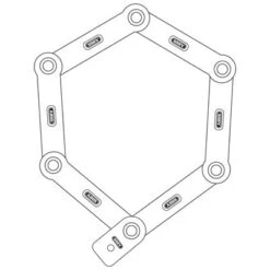 Antivol Vélo U Pliant Bordo Granit X-Plus 6500 110 Cm - Abus -Vélo Équipement Magasin antivol velo u pliant bordo granit x plus 6500 110 cm abus full 3