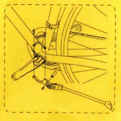 Béquille Pour Vélo En Carbone 4 Béquille Pour Vélo En Carbone – Image 2