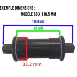 Boitier De Pédalier Sans Filetage à Double Roulement Pour Vélo 7 Boitier De Pédalier Sans Filetage à Double Roulement Pour Vélo -Vélo Équipement Magasin boitier de pedalier sans filetage a double roulement pour velo full 3