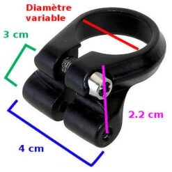 Collier Tige De Selle Avec œillets Pour Fixer Un Porte Bagage 10 Collier Tige De Selle Avec œillets Pour Fixer Un Porte Bagage -Vélo Équipement Magasin collier tige de selle avec illets pour fixer un porte bagage full 4