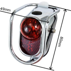 Feu Vélo LED Arrière Vintage Sur Garde Boue 10 Lux -Vélo Équipement Magasin feu velo led arriere vintage sur garde boue 10 lux full 3