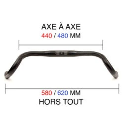 Cintre Vélo Gravel Ergotec 31,8 Mm Noir -Vélo Équipement Magasin gravel