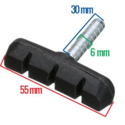 Patin De Frein Monobloc Cantilever 55 Mm - Par 2 11 Patin De Frein Monobloc Cantilever 55 Mm - Par 2 -Vélo Équipement Magasin patin de frein monobloc cantilever 55 mm par 2 full 5