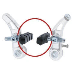 Patins Cantilever 60 Mm Pour Frein Vélo - La Paire -Vélo Équipement Magasin patins cantilever 60 mm pour frein velo la paire full 4