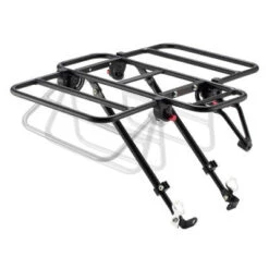 Porte-bagages Vélo Avant à Plateforme Avec Côtés Rabattables