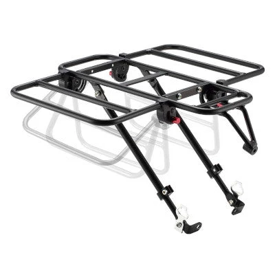 Porte-bagages Vélo Avant à Plateforme Avec Côtés Rabattables 3 Porte-bagages Vélo Avant à Plateforme Avec Côtés Rabattables