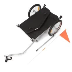 Remorque Vélo Cargo Grande Capacité Avec Housse -Vélo Équipement Magasin remorque cargo velo