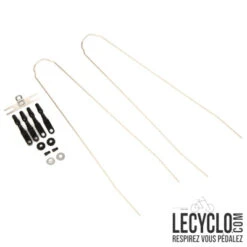 Set Garde-boue Aluminium 28 Pouces R'Light Stronglight - Argent -Vélo Équipement Magasin set garde boue aluminium 28 pouces r light stronglight argent full 4