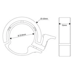 Sonnette Pour Vélo Oi Classic Large Knog 13 Sonnette Pour Vélo Oi Classic Large Knog -Vélo Équipement Magasin sonnette pour velo oi classic large knog full 6