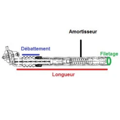Vélo Équipement Magasin -Vélo Équipement Magasin tige de selle velo 27 2 suspendue avec elastomere pm 1000 full 2