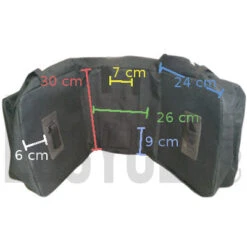 Oxford Triple Sacoche De Vélo Sur Porte-bagage Arrière -Vélo Équipement Magasin triple sacoche de velo sur porte bagage arriere full 4